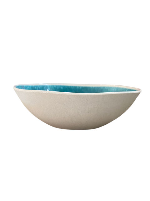 Turquoise Melamine Bowl