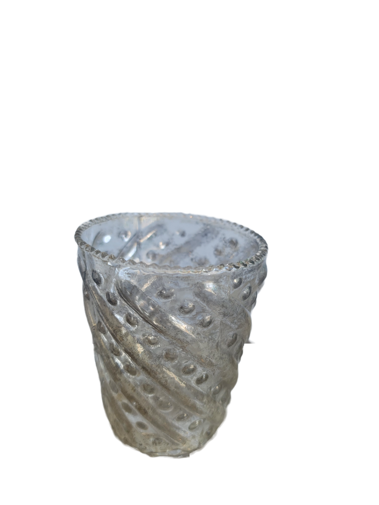Mercury Glass Tea Light Holder
