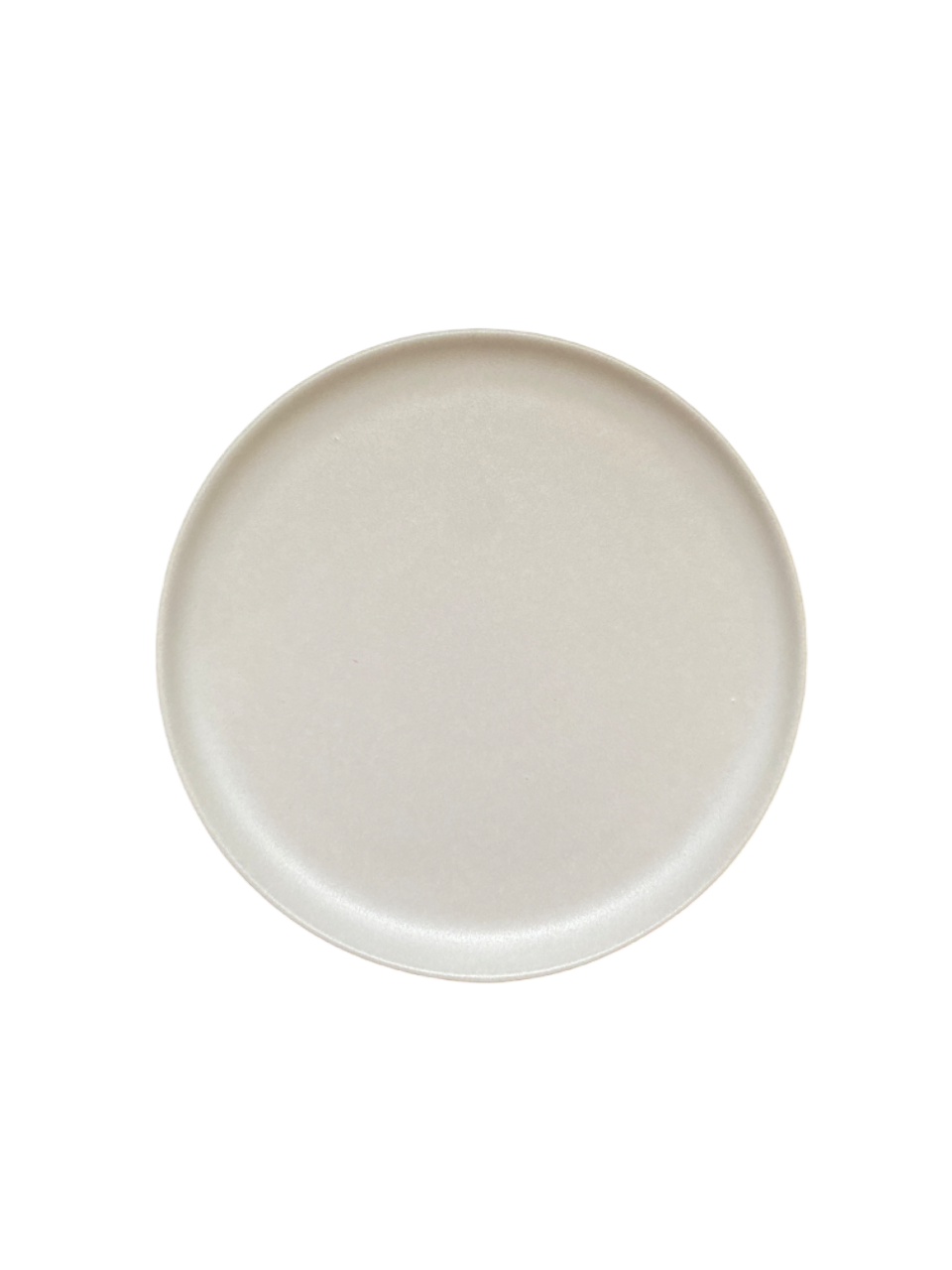 Off white ceramic plate