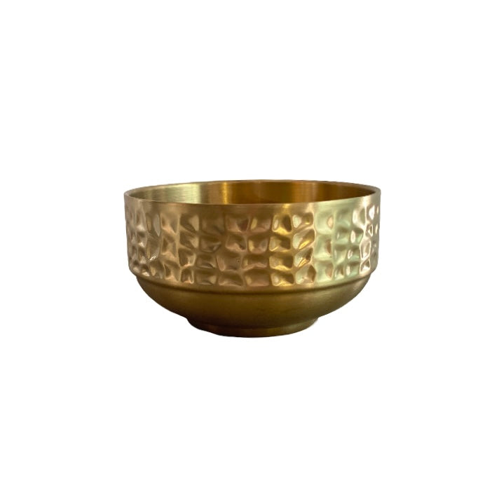 Gold Hammered Bowl