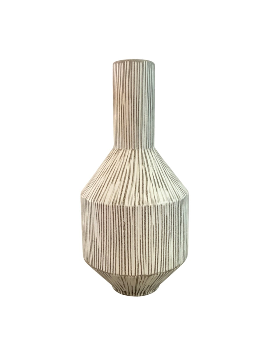 Beige And Cream Vase