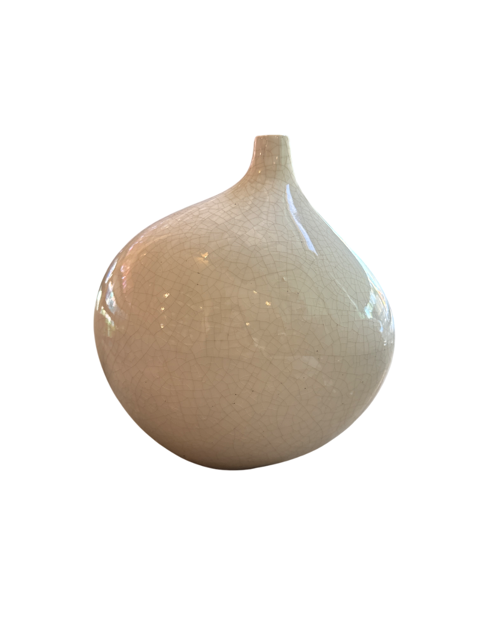 Large Cream Vase