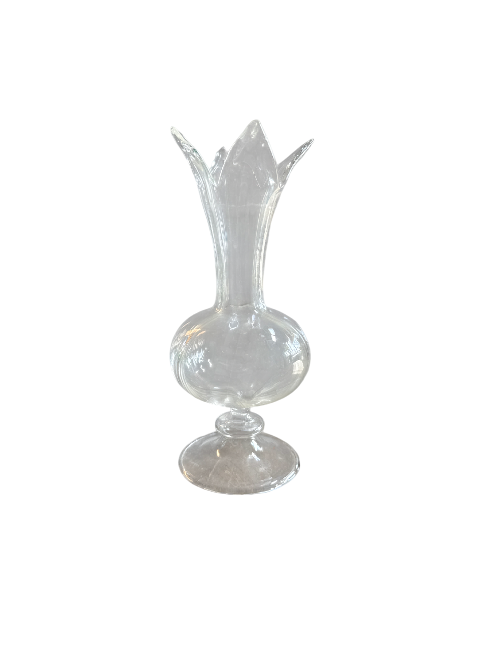 Fluted Glass Vase