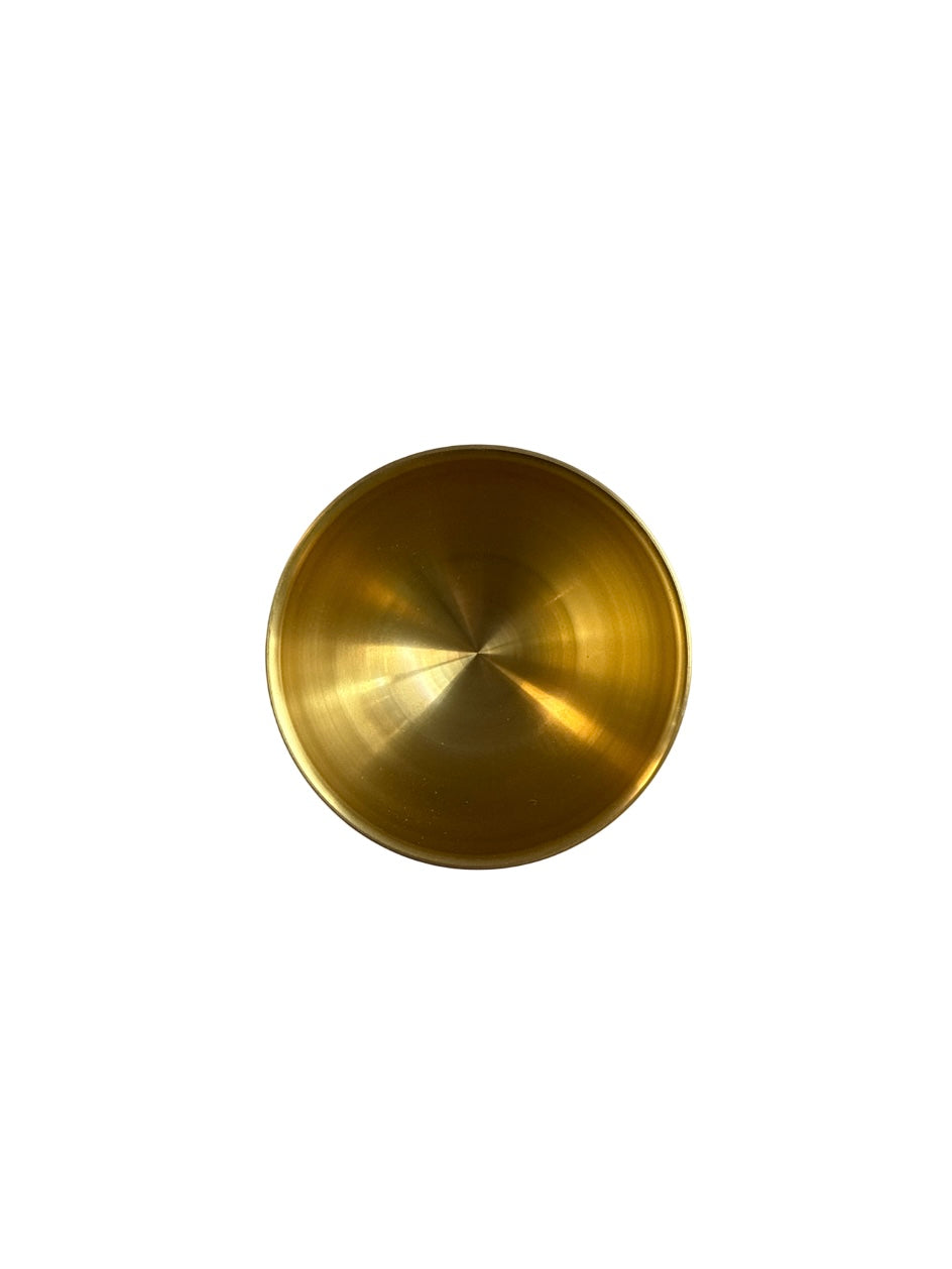 Small Gold Metal Bowl