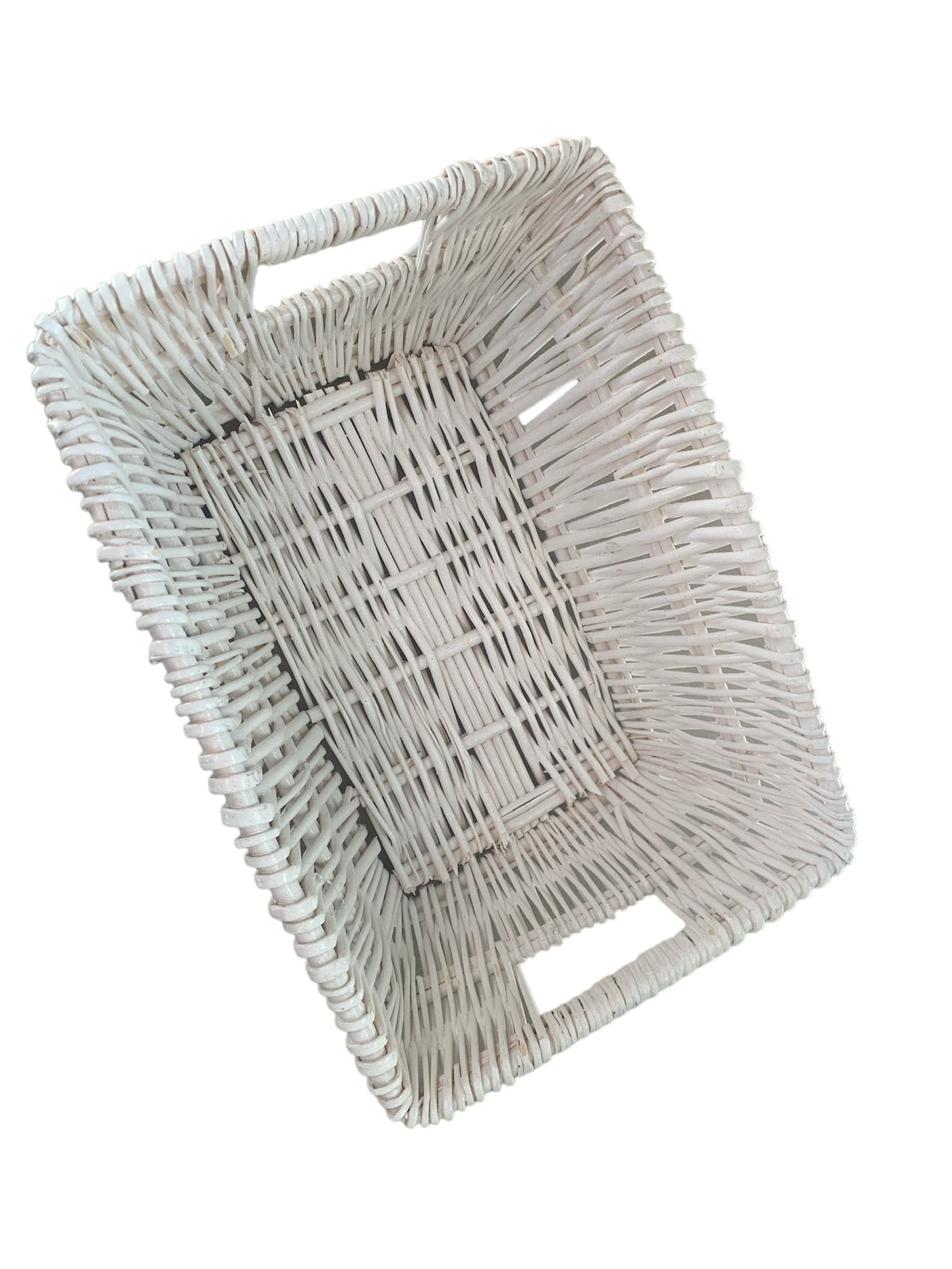 White Woven Basket