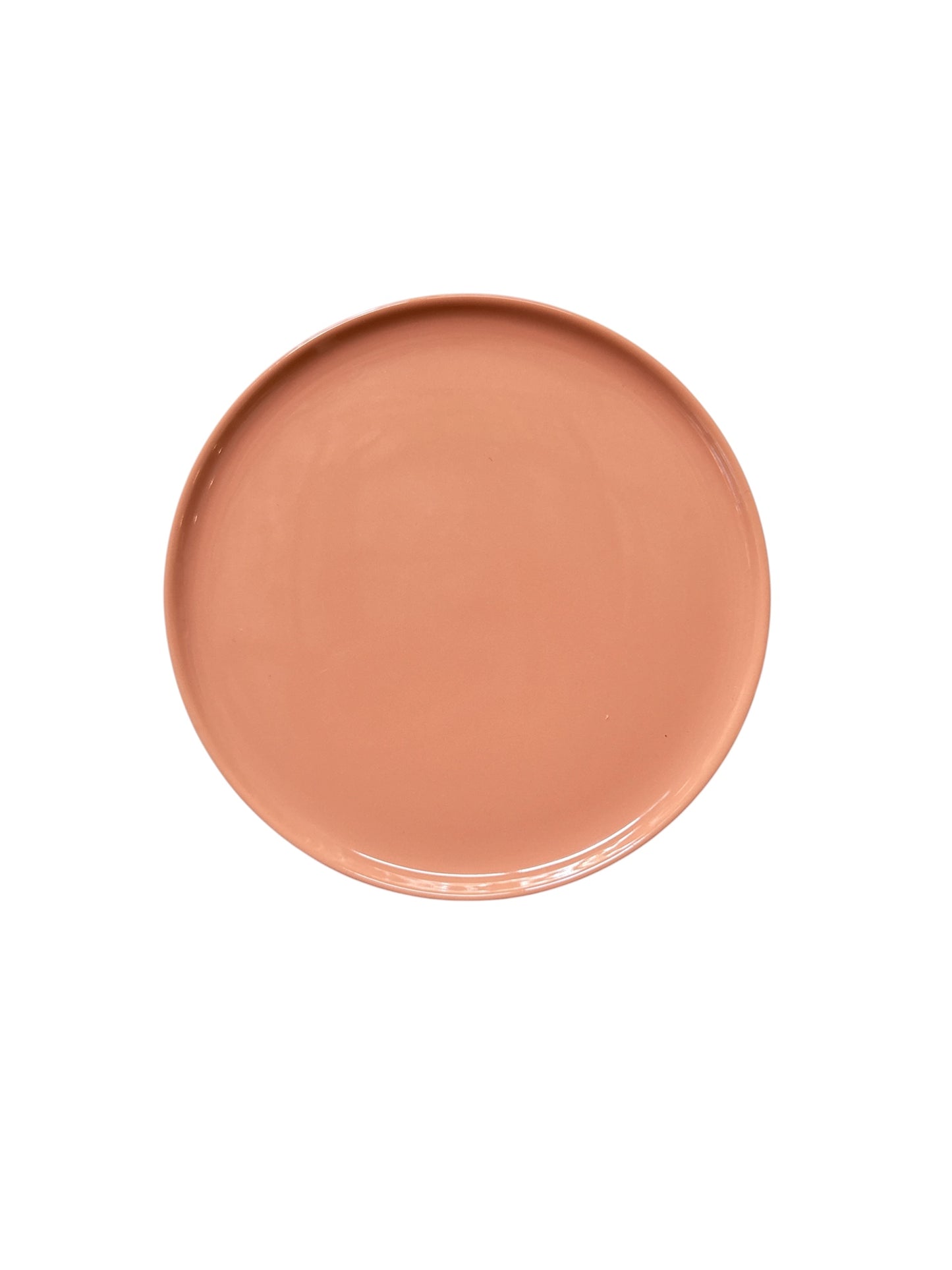 Small orange side plate