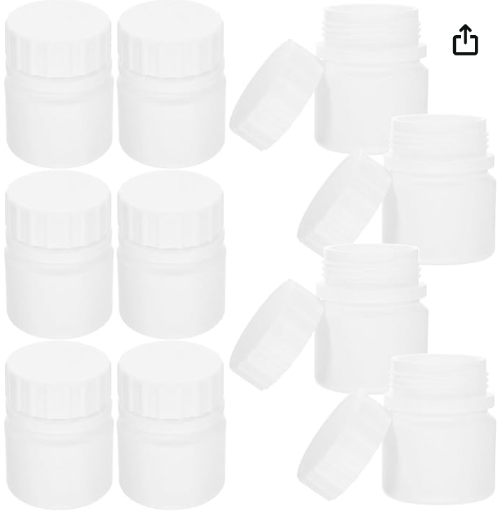 Small White Pill Bottle