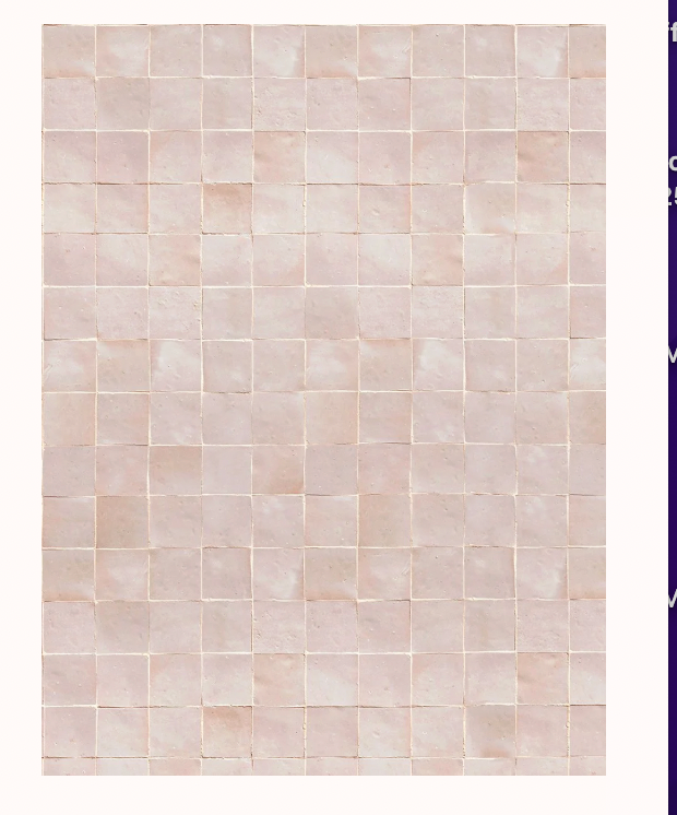 Aged Cream Tile Vinyl