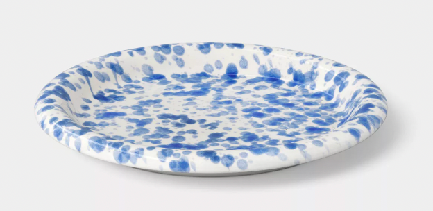Bllue Speckled Plate