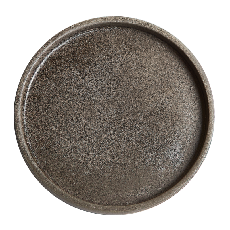 Brown Shallow Plate