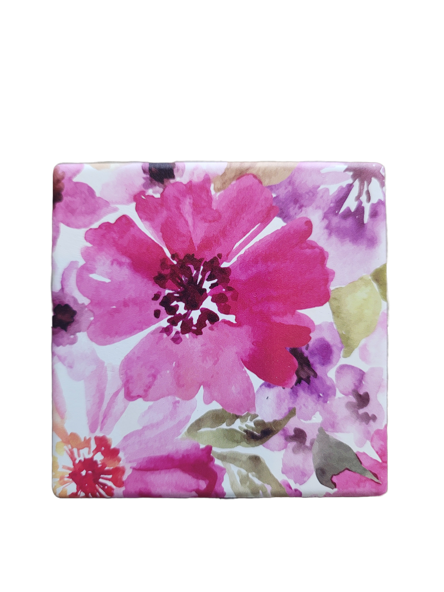 Floral Ceramic Coaster