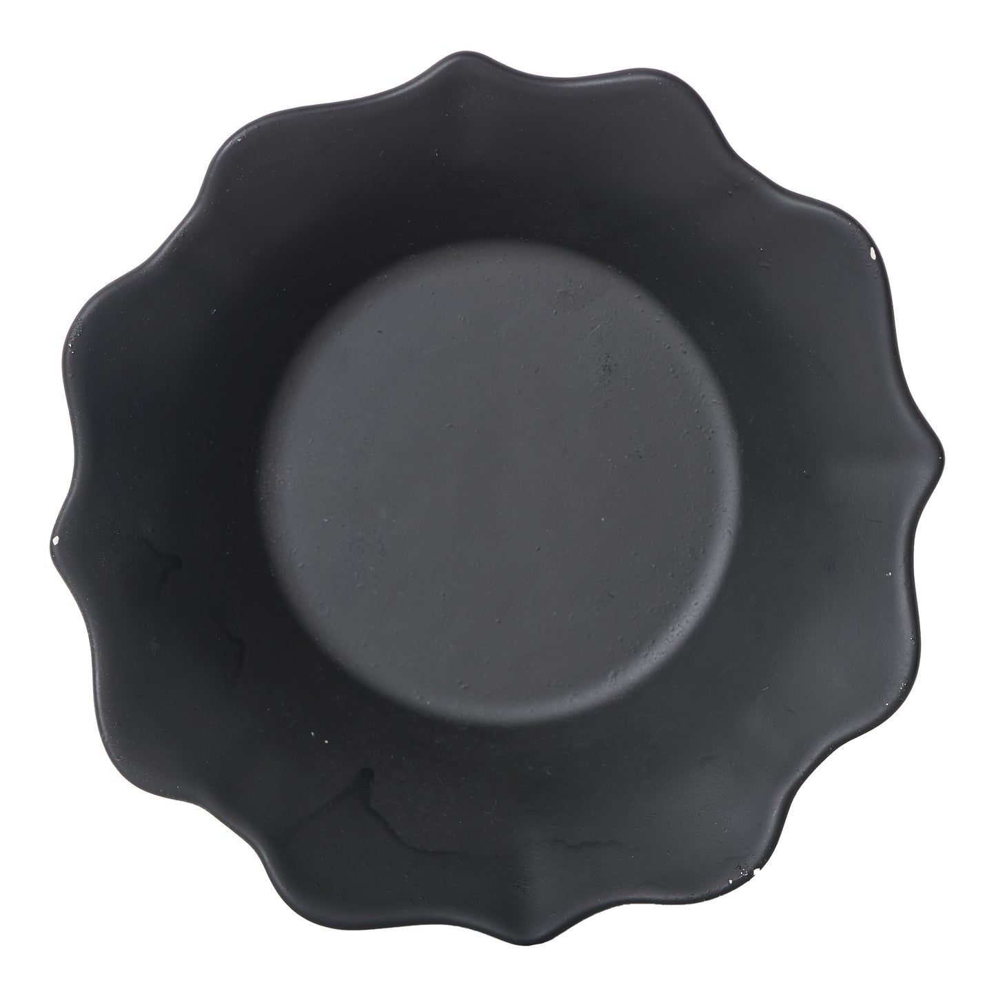 Sm Wavy Black Bowl