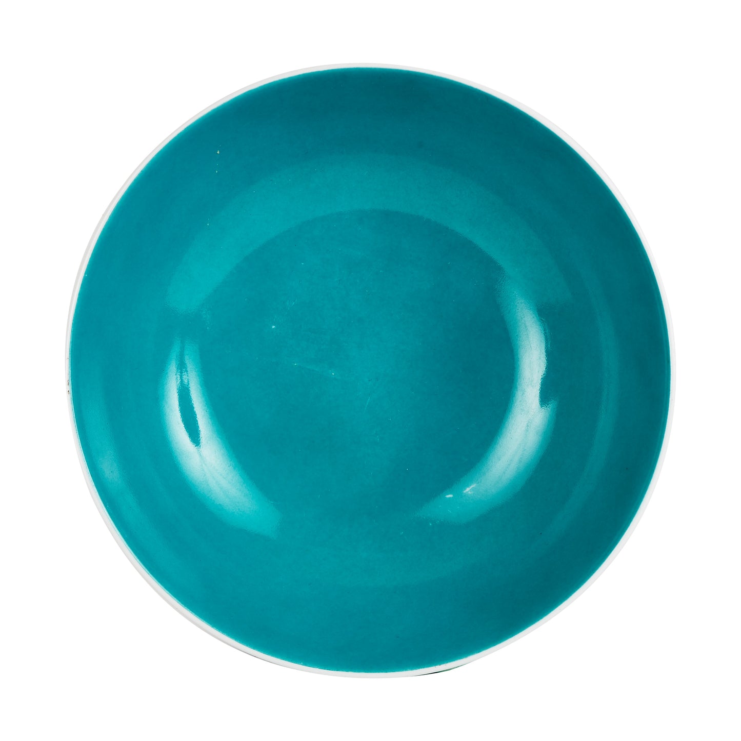 Sm White Bowl With Light Blue Interior