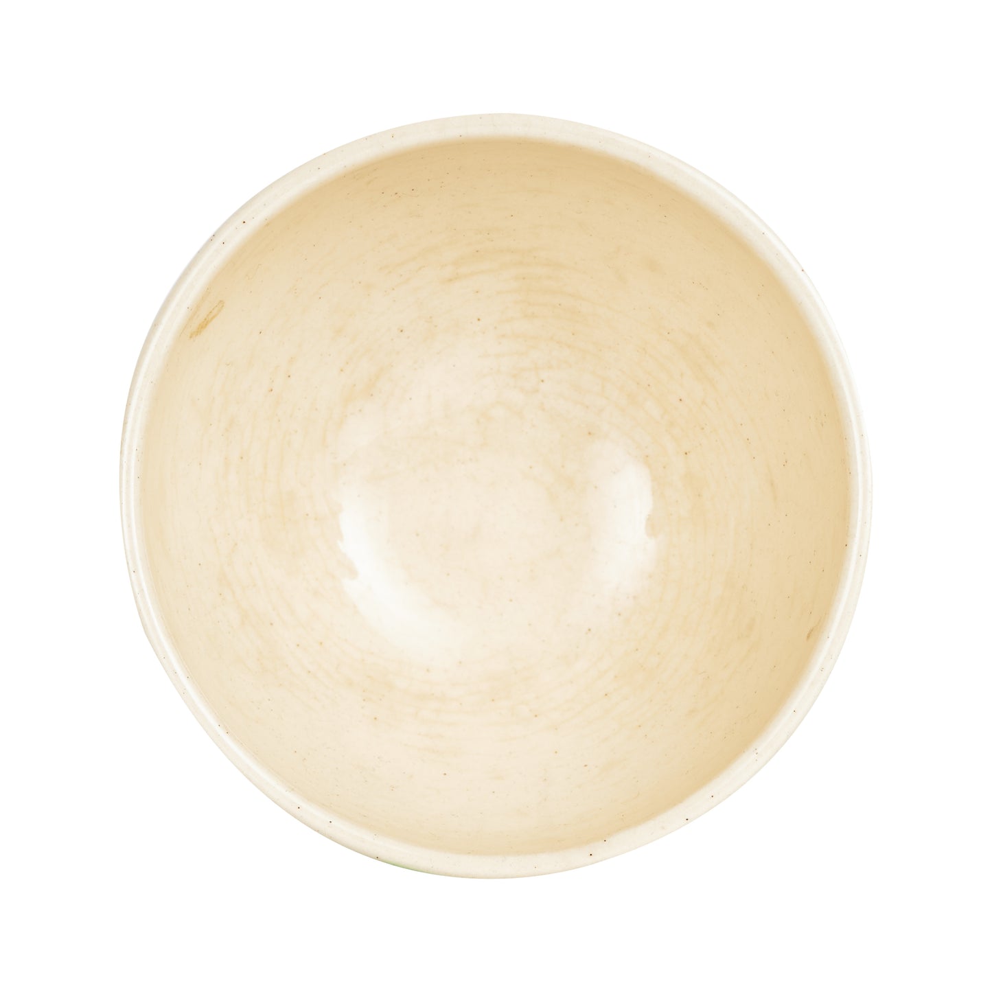 Sm Cream Bowl With Blue Stripes
