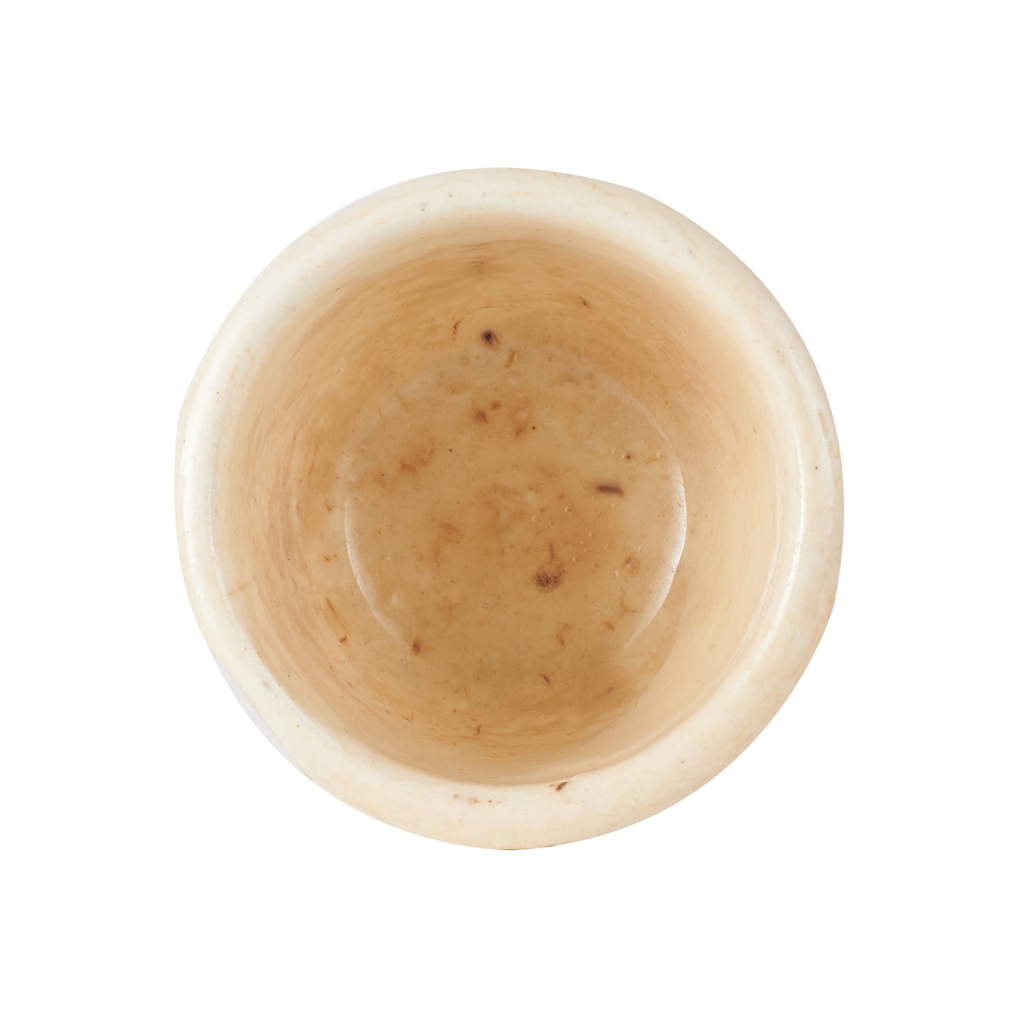 Sm Cream Bowl With Blue Stripes