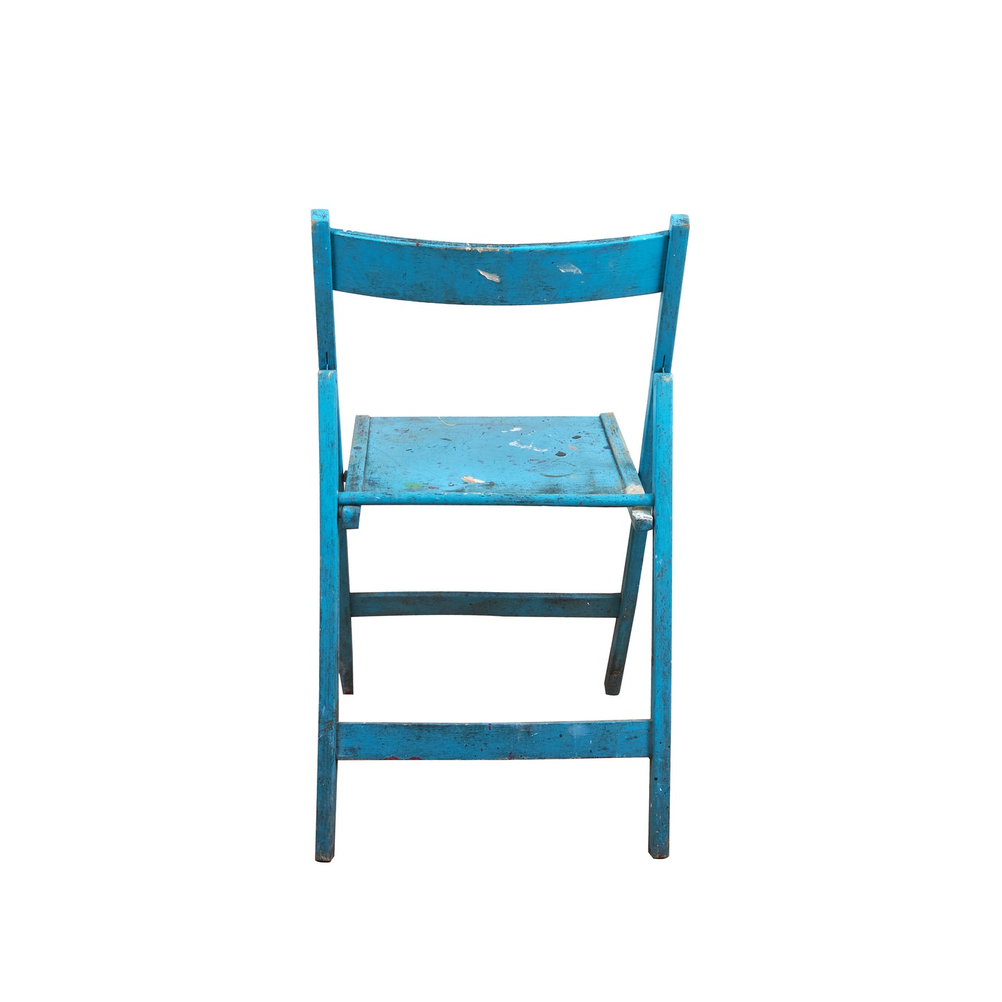 Light Blue Fold-Up Chair