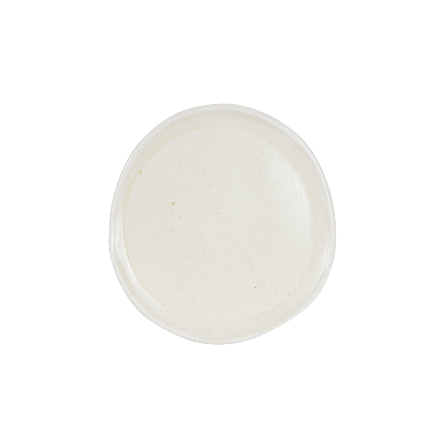 Cream Plate w/ Speckles