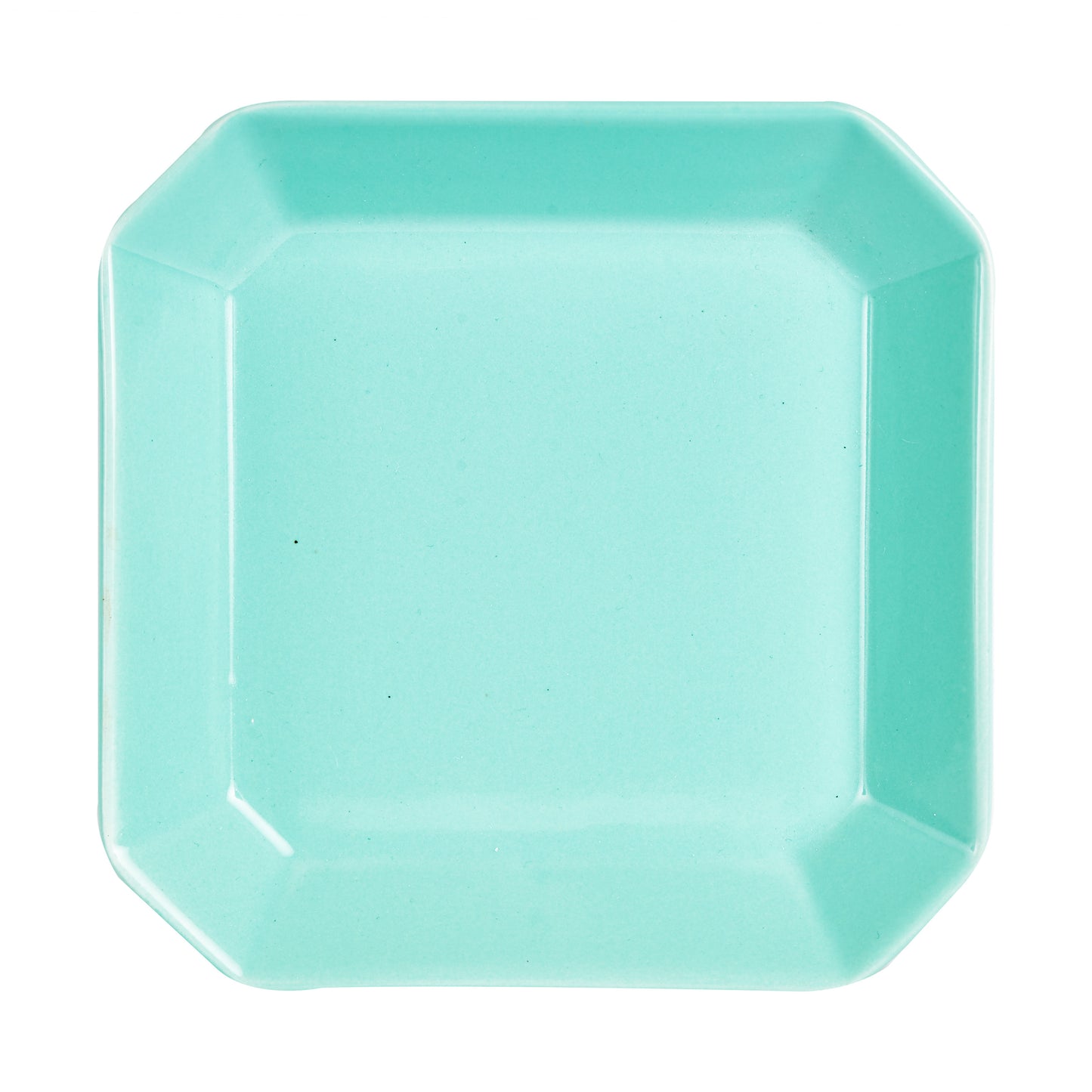 Sm Square Teal Plate