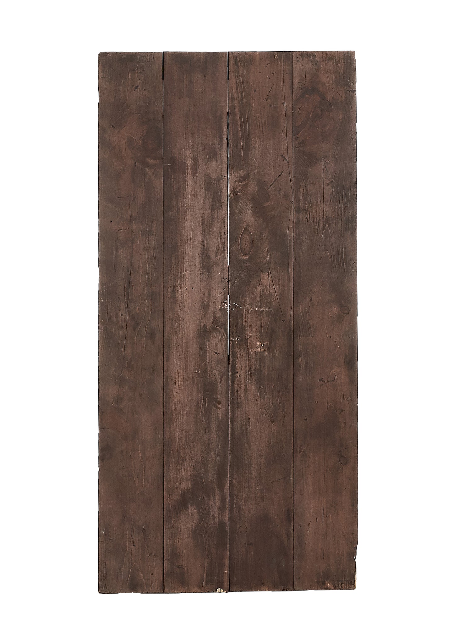 Lg Dark Brown Stained Wood