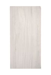 Lg White Marble Tile, Vertical Grey Veins