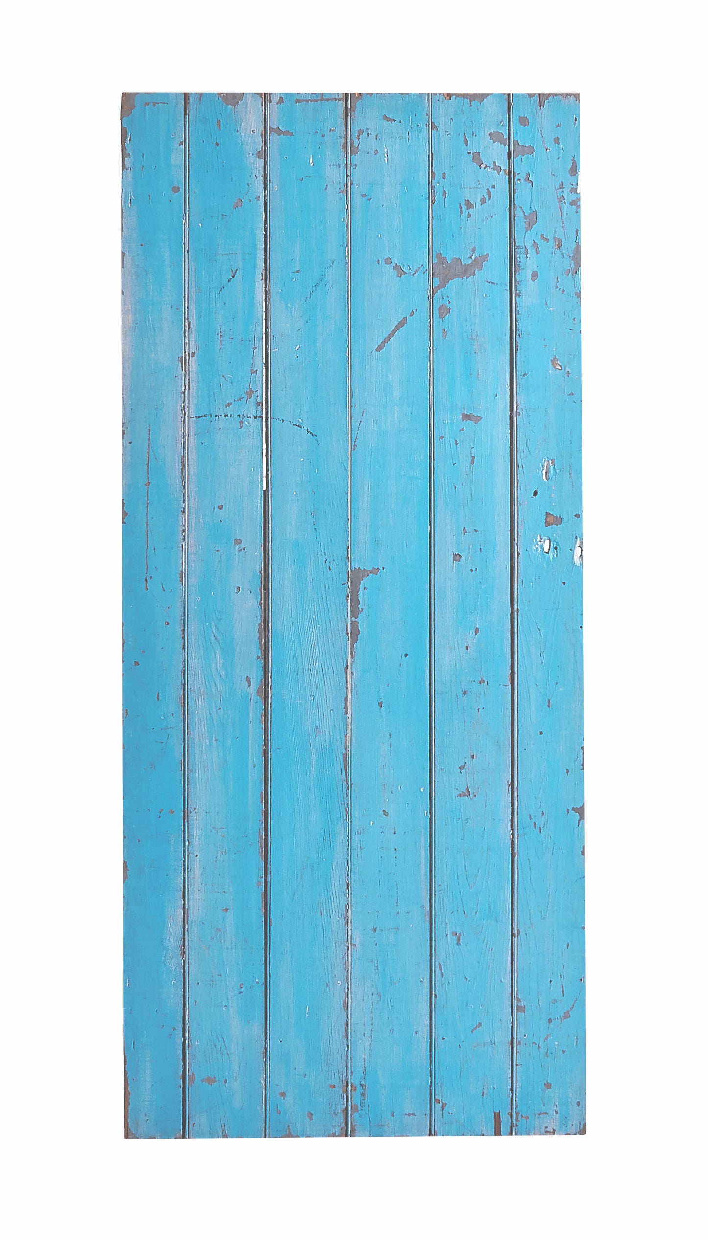 Lg Blue Painted Gate, Worn