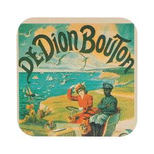 Wood Coaster With French Print