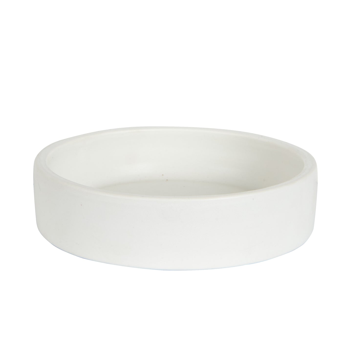 Md White Matte Bowl