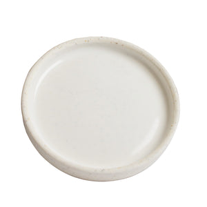 Sm Shallow White/Cream Dish