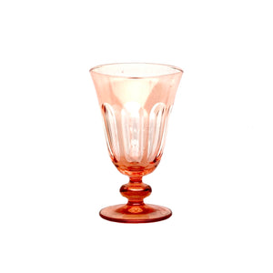 Peach Toned Drinking Glass