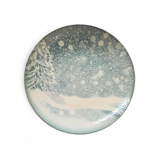 Winter Ceramic Plate