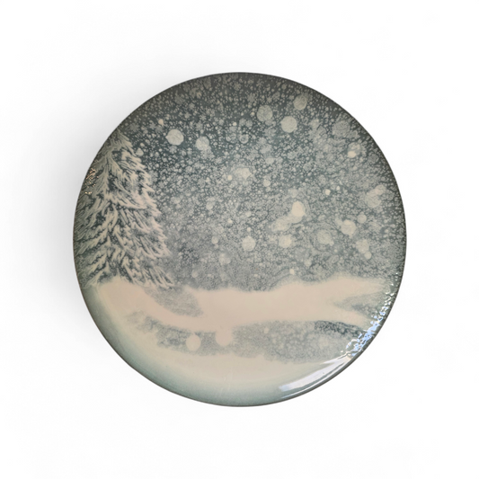 Winter Ceramic Plate
