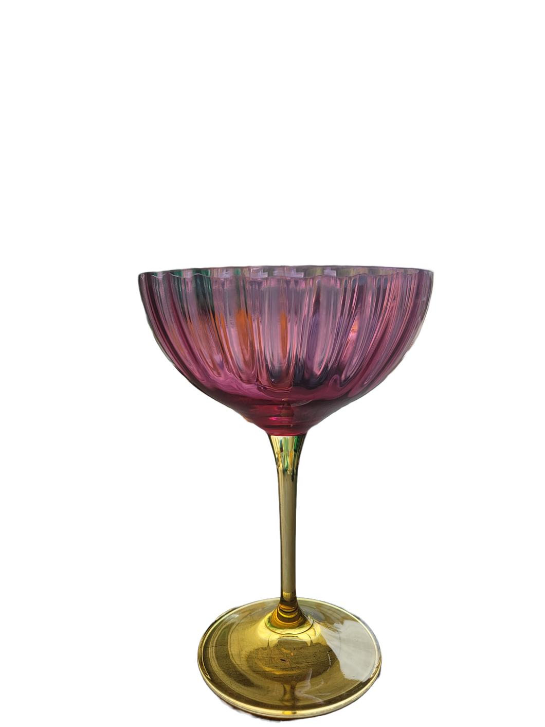 Pink Coup Glass