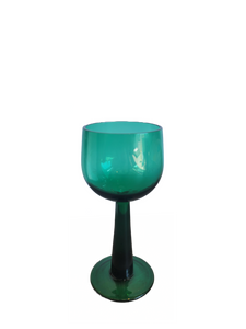 Green Wine Glass