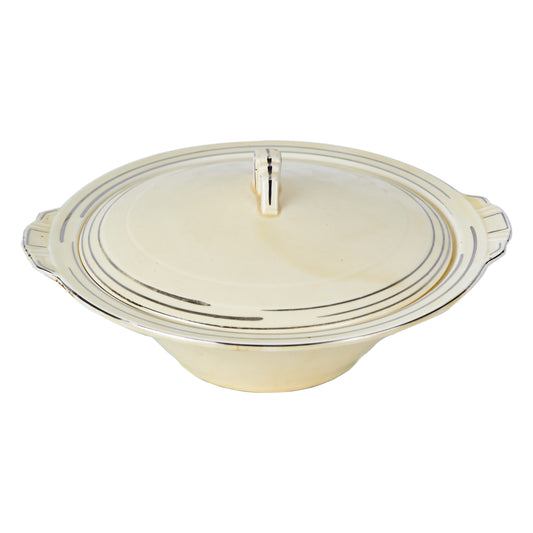 Vintage Serving Pot with Lid