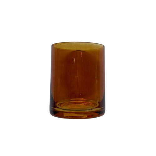 Orange Glass Tumbler