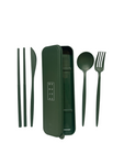 Green Corn Husk Flatware Set