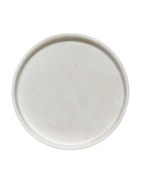 Ceramic Round White Plate