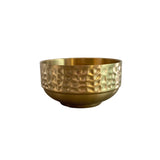 Gold Hammered Bowl