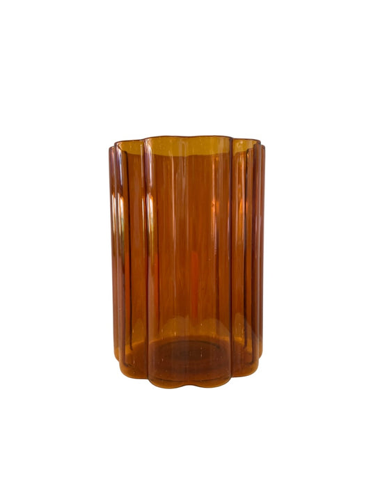 Rust Toned Drinking Glass