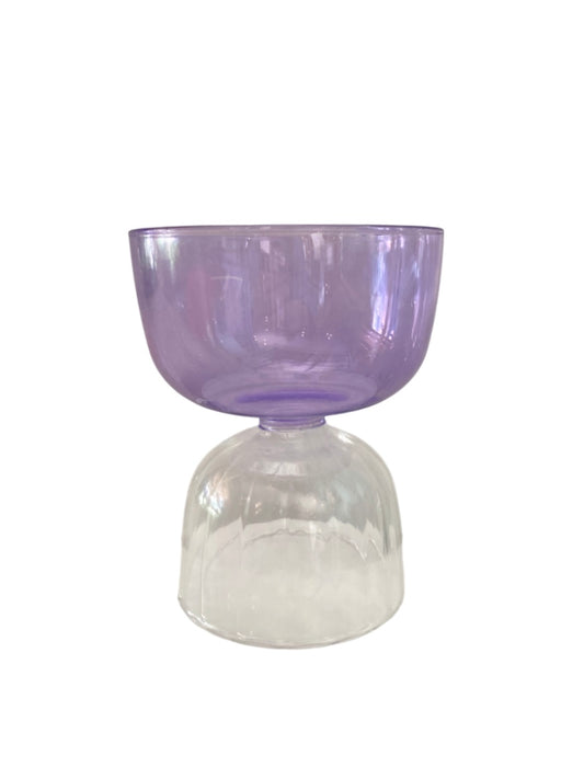 Purple Coup Glass
