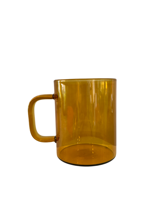 Yellow Glass Mug