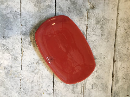 Small Red Platter