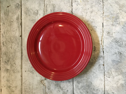 Red Dinner Plate