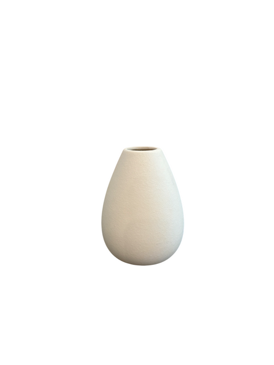 Small white Bud Vase