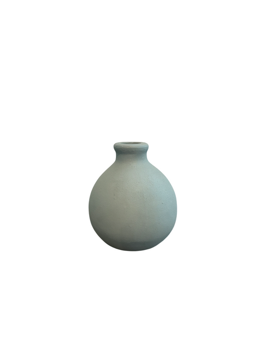Small Matte Green Bud Vase
