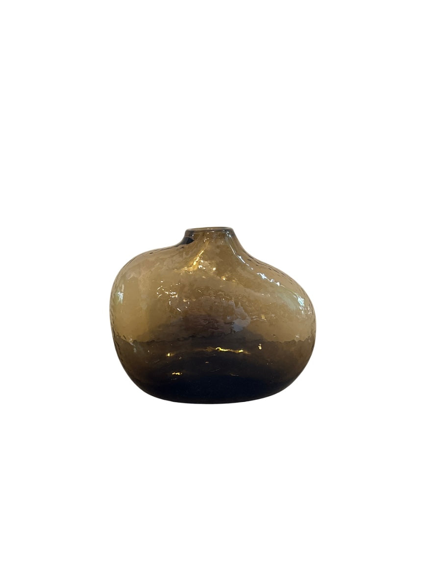 Brown Glass Vase