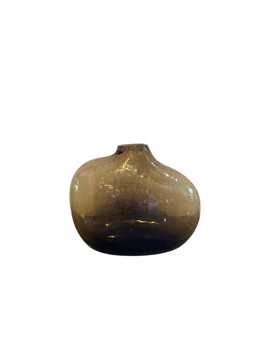 Brown Glass Vase