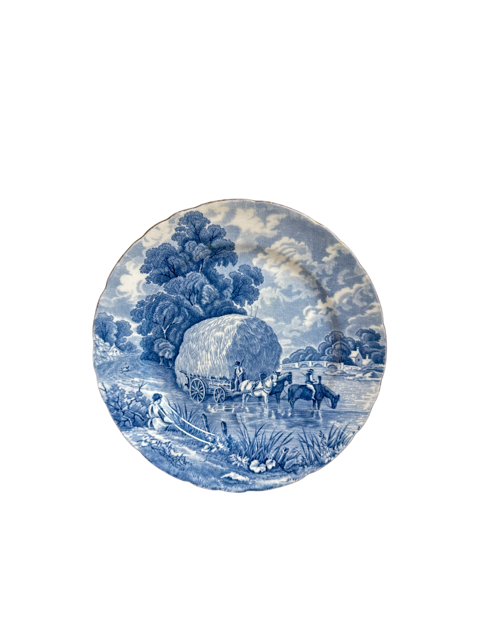 Blue Vintage Plate