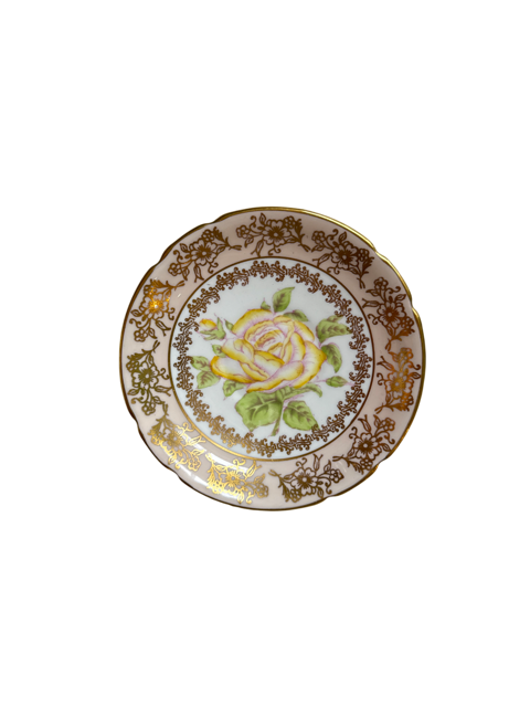 Gold Tone Vintage Saucer