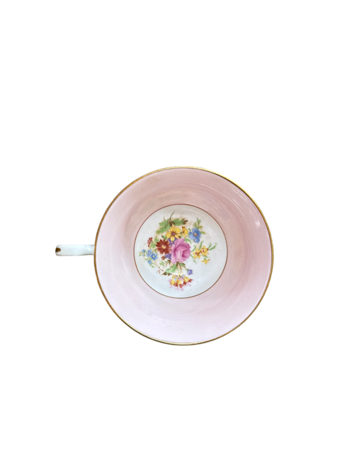 Vintage Pink Tea Cup